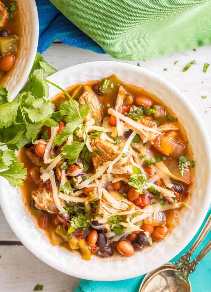 Healthy Slow Cooker Recipes For Two
 Healthy slow cooker chicken chili Family Food on the Table