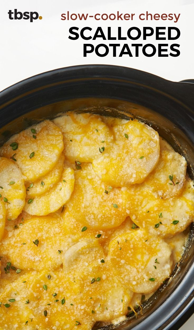 Healthy Slow Cooker Scalloped Potatoes
 Best 25 Crockpot scalloped potatoes ideas on Pinterest