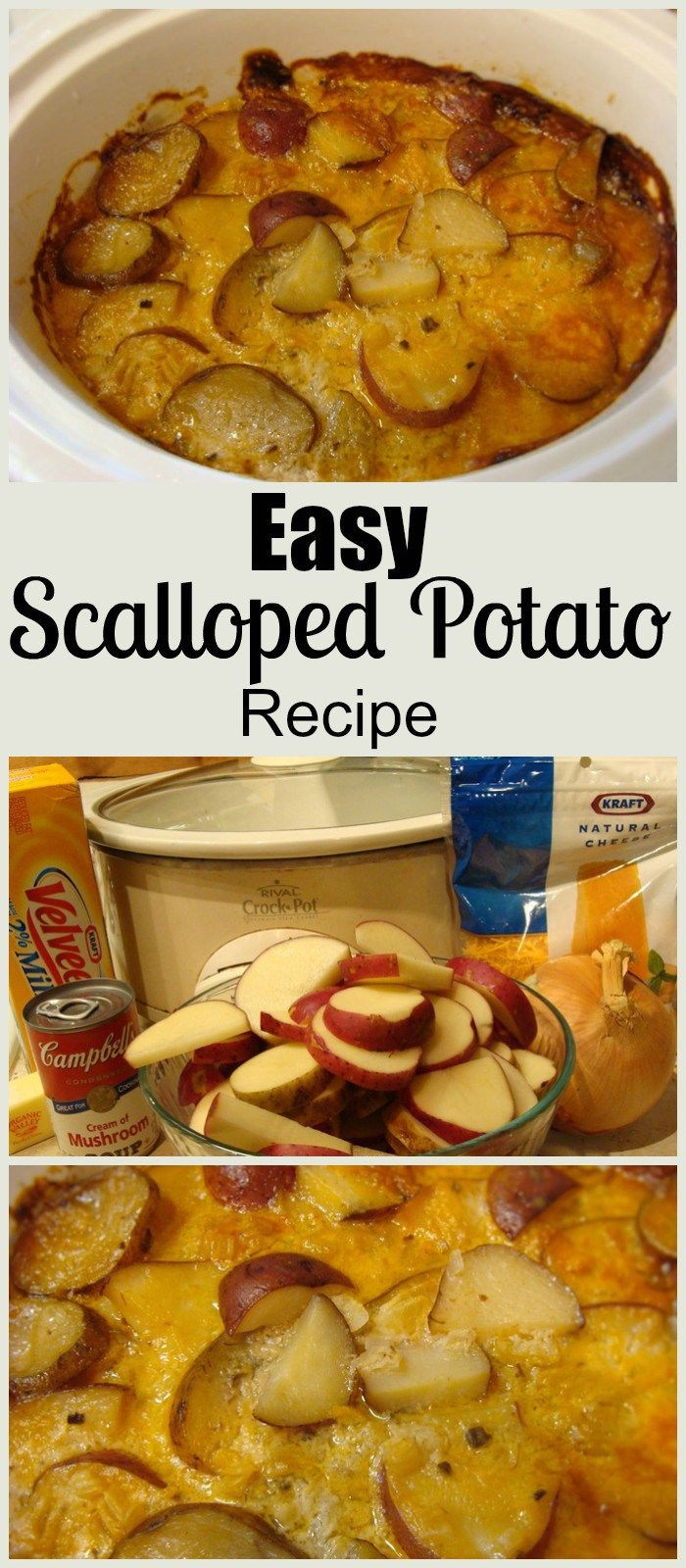 Healthy Slow Cooker Scalloped Potatoes
 Easy Scalloped Potato Recipe