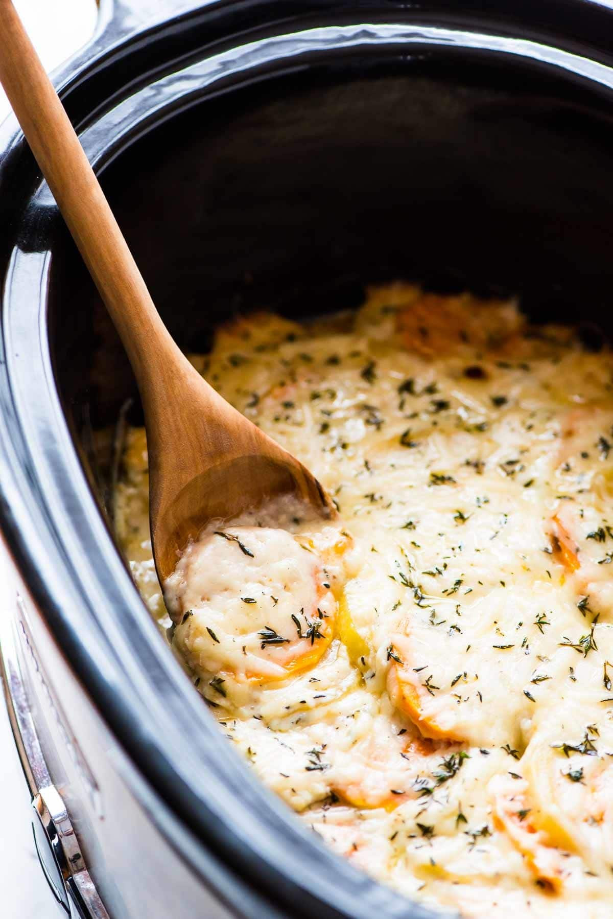 Healthy Slow Cooker Scalloped Potatoes
 Slow Cooker Scalloped Potatoes