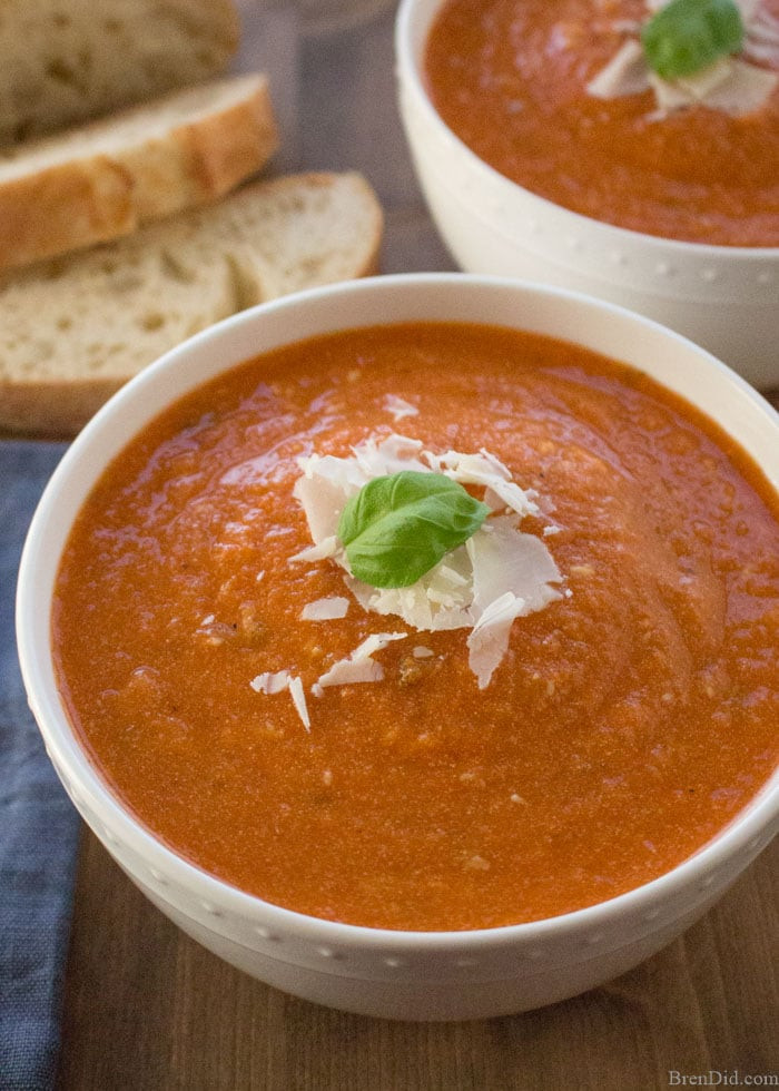 Healthy Slow Cooker Soup Recipes
 Healthy Slow Cooker Tomato Basil Parmesan Soup Recipe