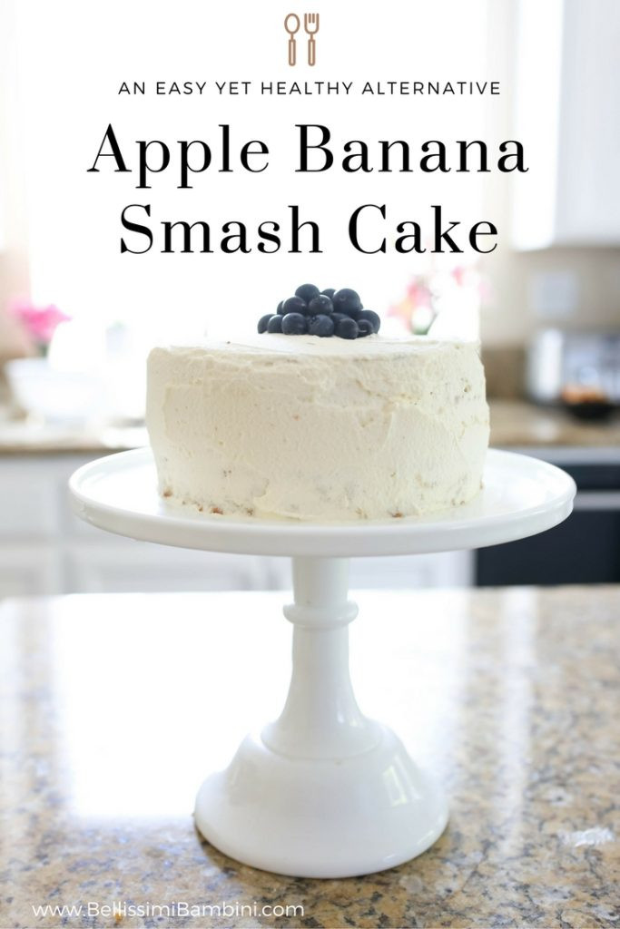 Healthy Smash Cake Recipe 1St Birthday
 Banana Apple Cake Recipe A Healthy Approach for Baby s