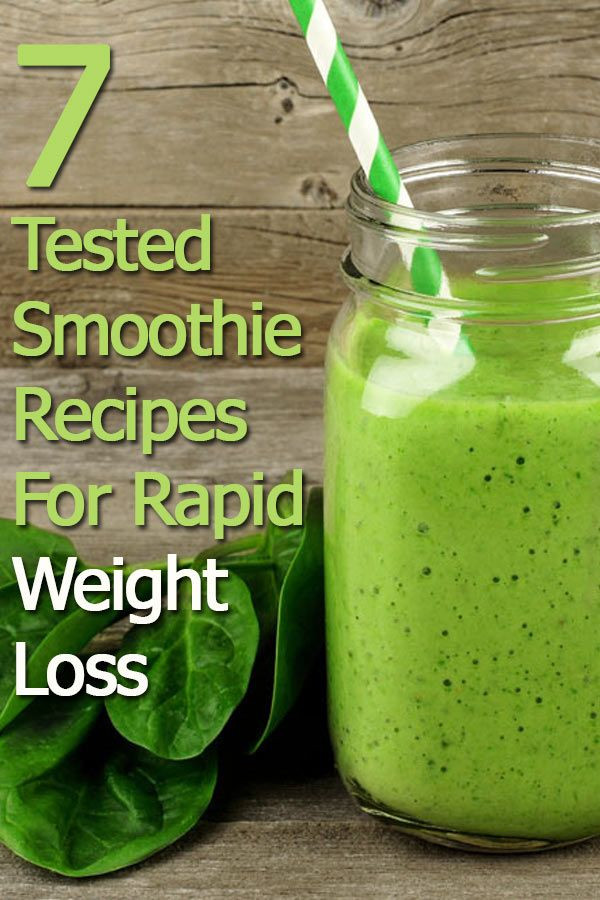 Healthy Smoothie Recipes For Weight Loss
 7 Smoothie Recipes For Rapid Weight Loss