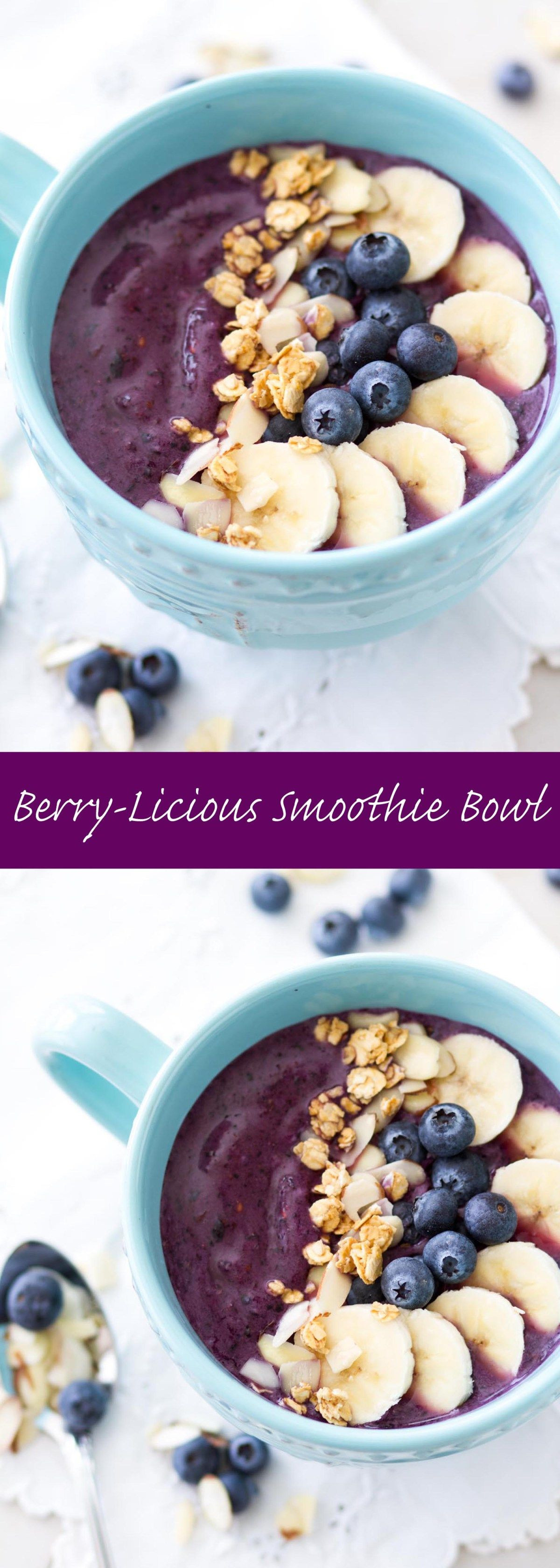 Healthy Smoothie Recipes With Yogurt
 This healthy smoothie bowl is made with mixed berries