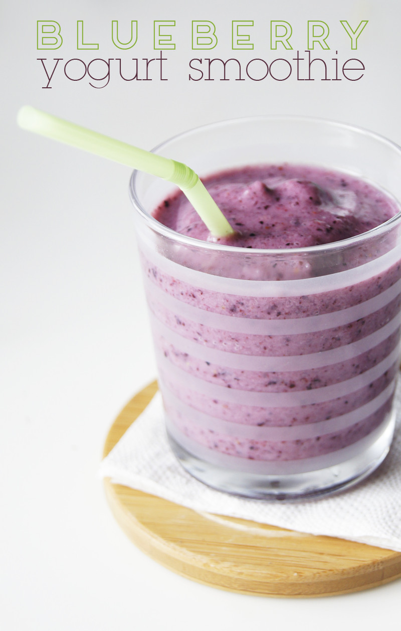 Healthy Smoothie Recipes With Yogurt
 Recipe Blueberry Yogurt Smoothie