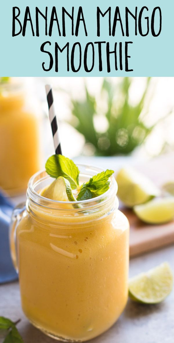Healthy Smoothie Recipes With Yogurt
 17 Best ideas about Mango Banana Smoothie on Pinterest