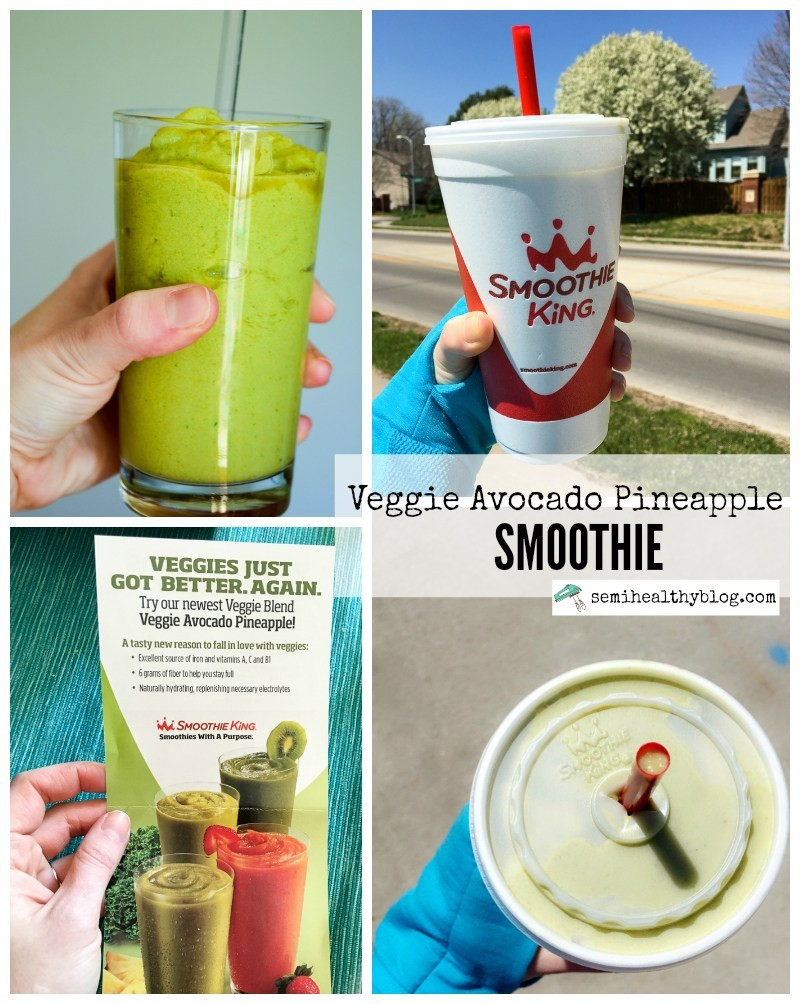 Healthy Smoothies At Smoothie King
 VEGGIE AVOCADO PINEAPPLE SMOOTHIE [ review coupon ]