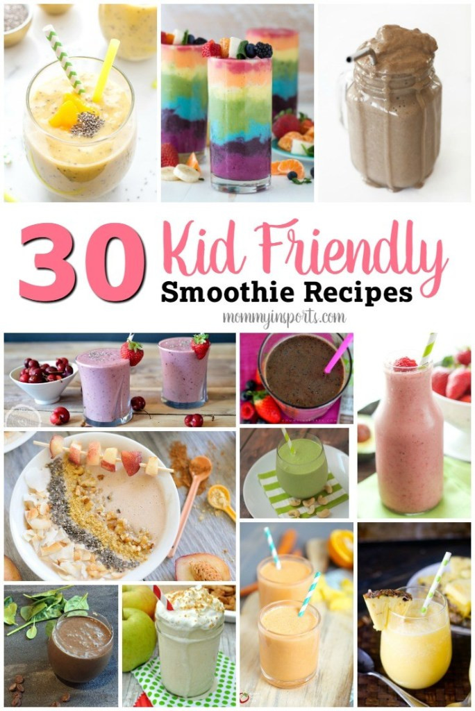 Healthy Smoothies For Kids With Veggies
 30 Kid Friendly Smoothie Recipes Mommy in Sports