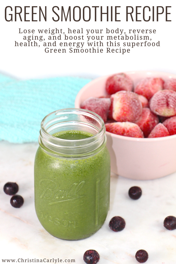 Healthy Smoothies For Weight Loss And Energy
 Green Smoothie Recipe