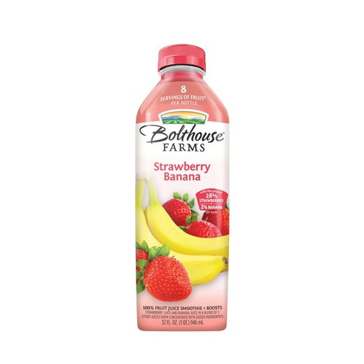 Healthy Smoothies To Buy At The Grocery Store
 Bolthouse Farms Strawberry Banana Fruit Smoothie 32oz