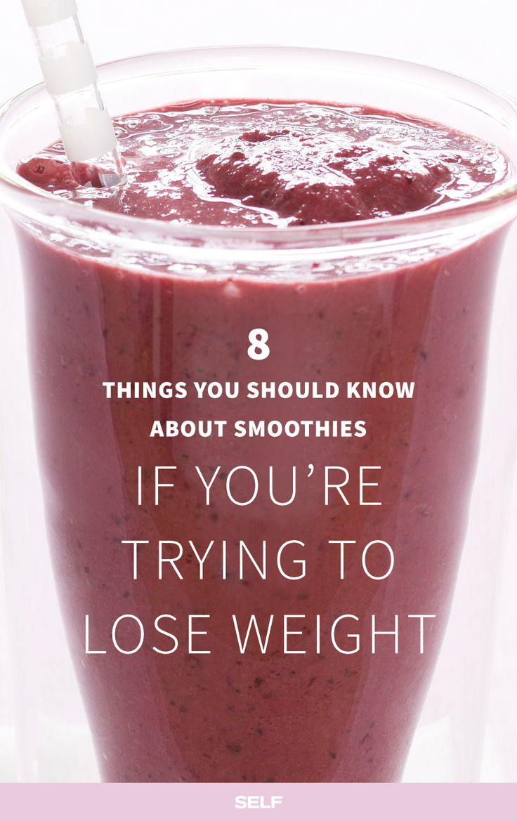 Healthy Smoothies To Lose Weight
 8 Things You Should Know About Making Smoothies If You’re