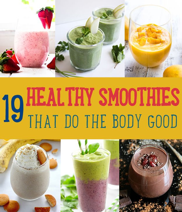 Healthy Smoothies To Make At Home
 Healthy Smoothie Recipes DIY Projects Craft Ideas & How To