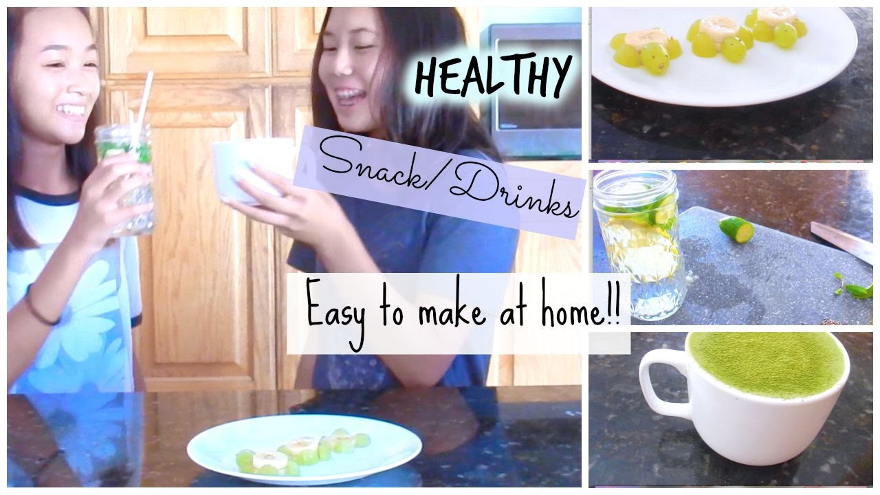 Healthy Smoothies To Make At Home
 HEALTHY snack drinks EASY to make at home