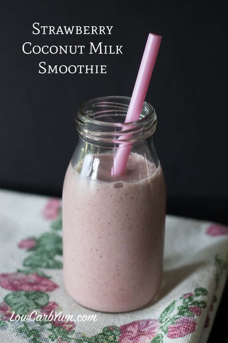 Healthy Smoothies With Coconut Milk
 Coconut Milk Strawberry Smoothie