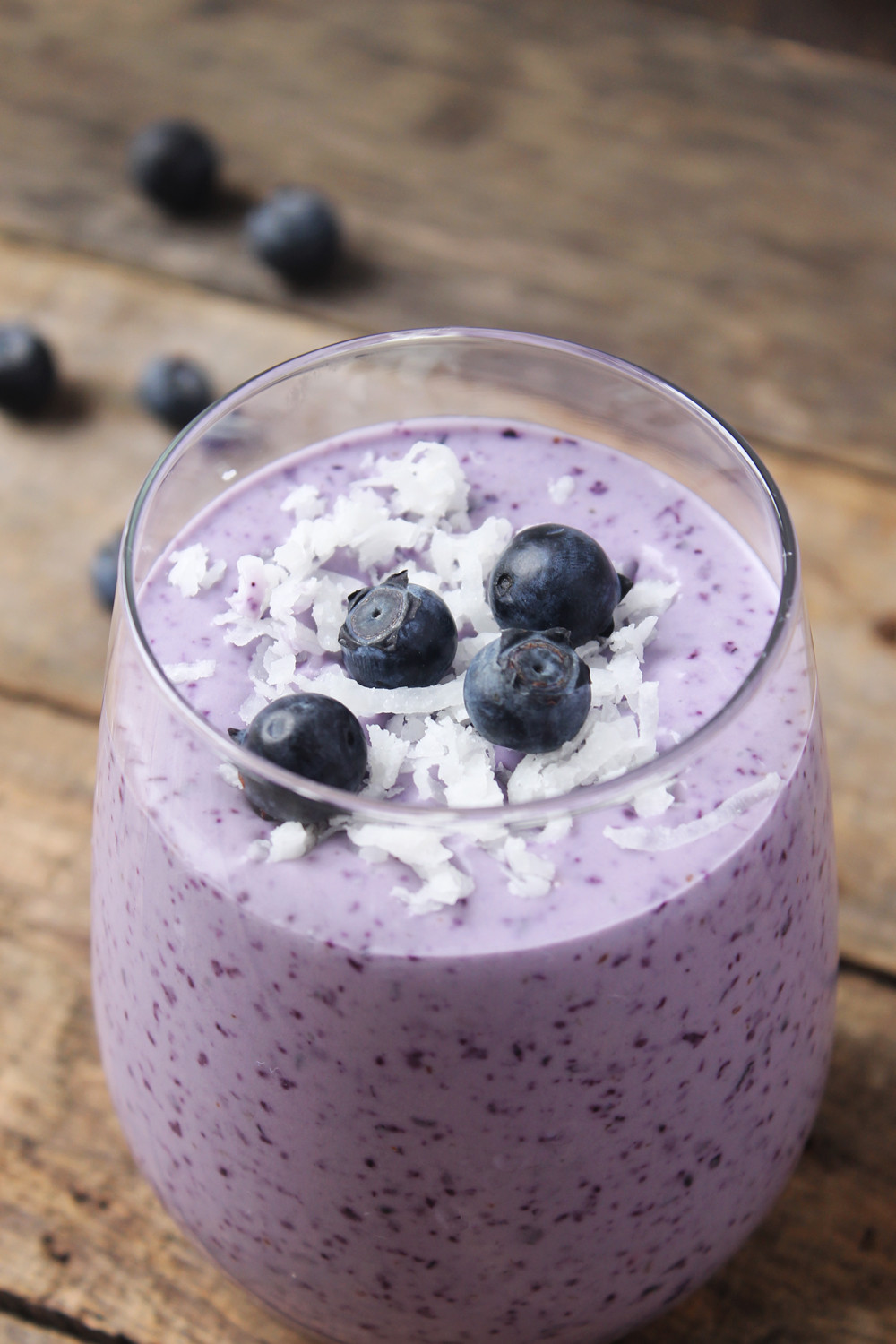 Healthy Smoothies With Protein Powder
 Blueberry Coconut Protein Smoothie