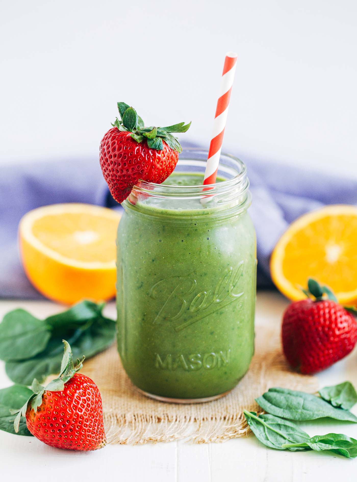 Healthy Smoothies With Spinach
 Strawberry Mango Spinach Smoothie Making Thyme for Health