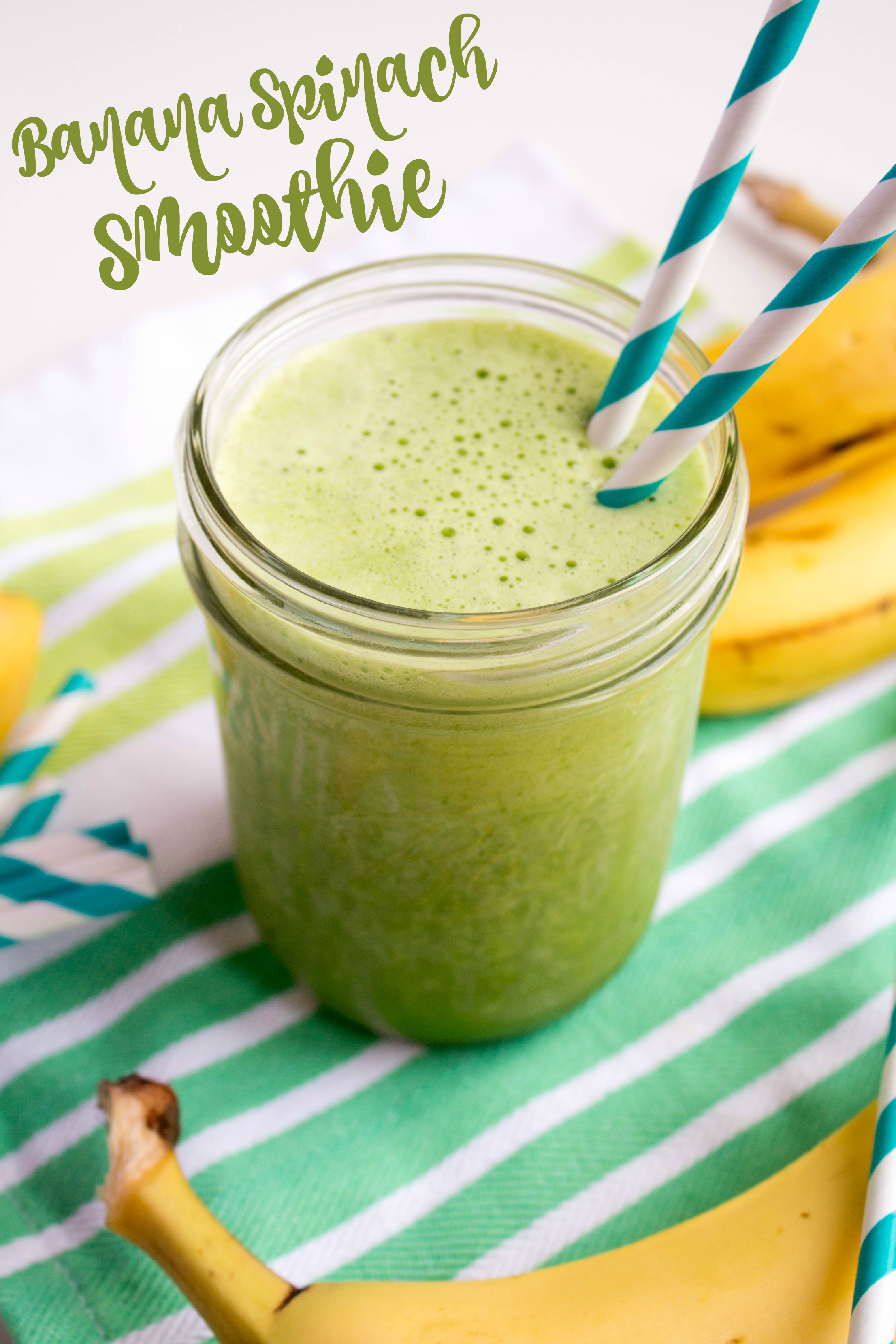 Healthy Smoothies With Spinach
 Banana Spinach Smoothie