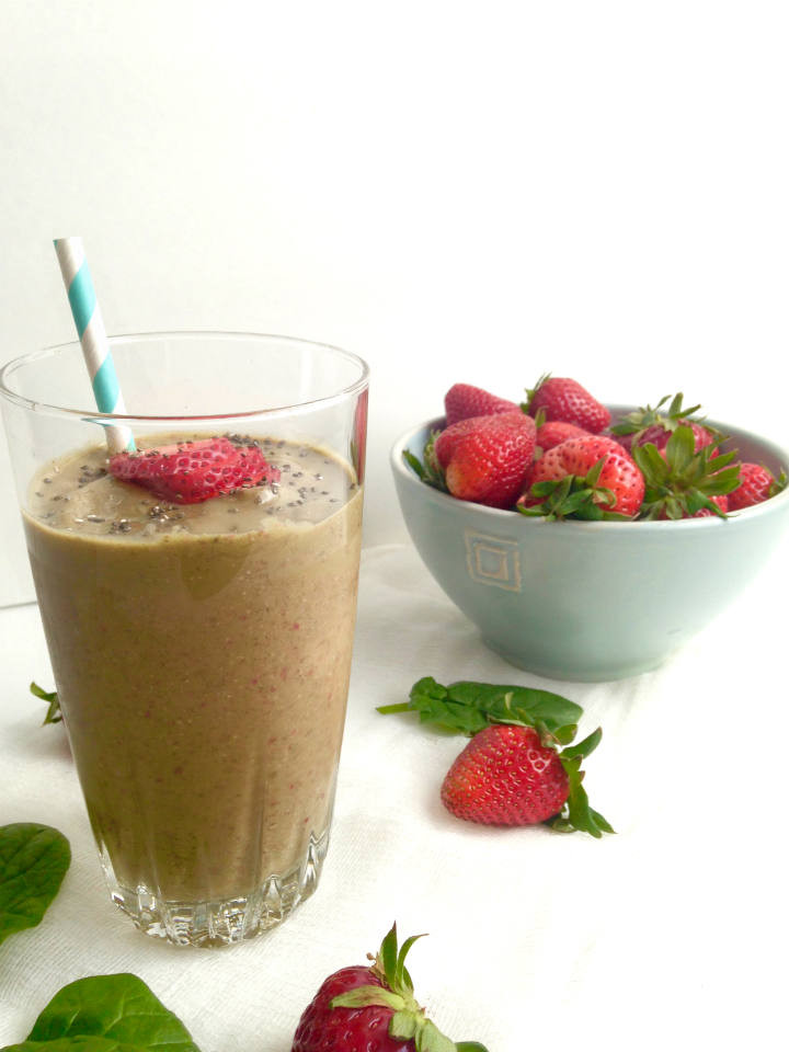 Healthy Smoothies With Spinach
 Creamy Strawberry Spinach Smoothie Sinful Nutrition