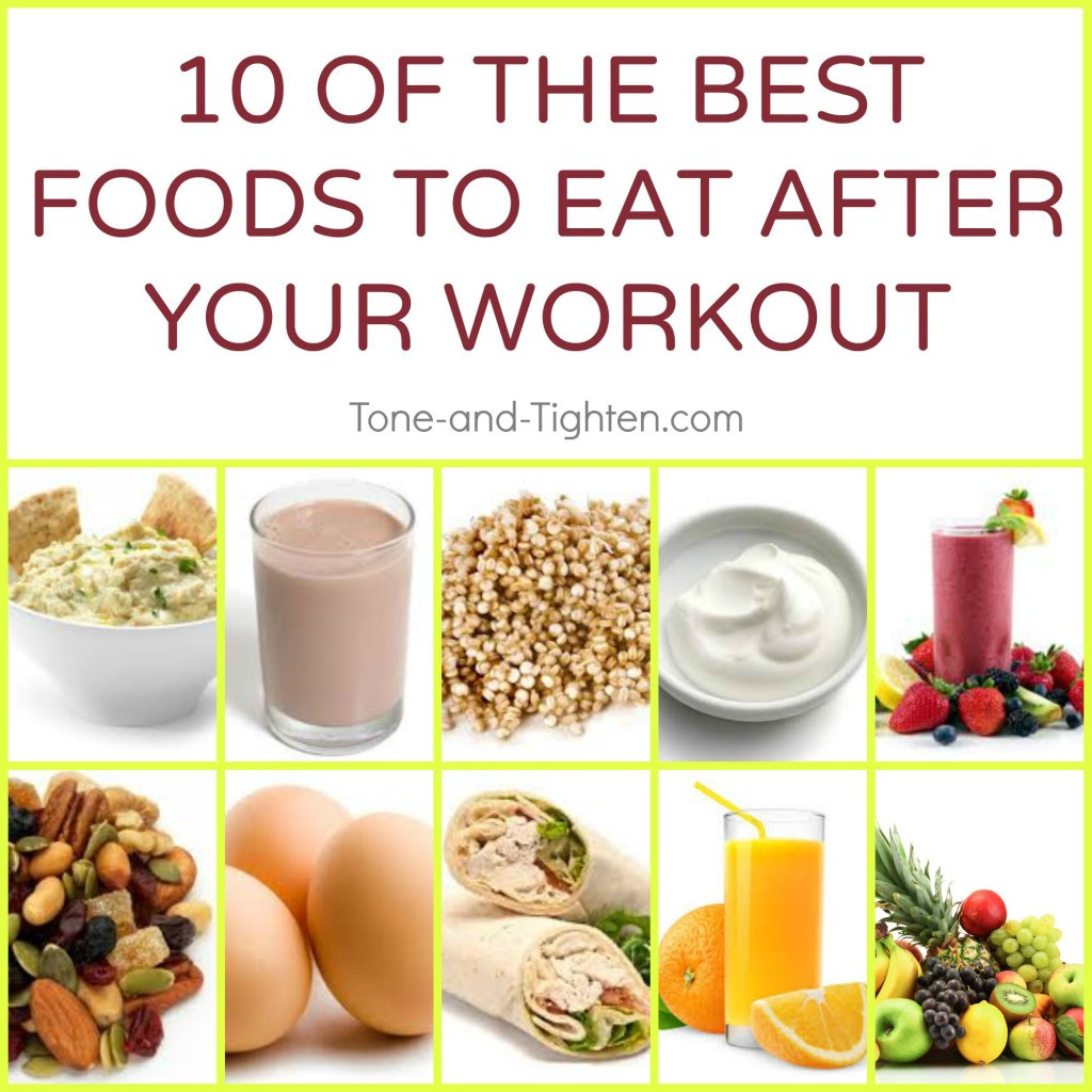 Healthy Snacks After Workout
 Best Food To Eat After A Workout