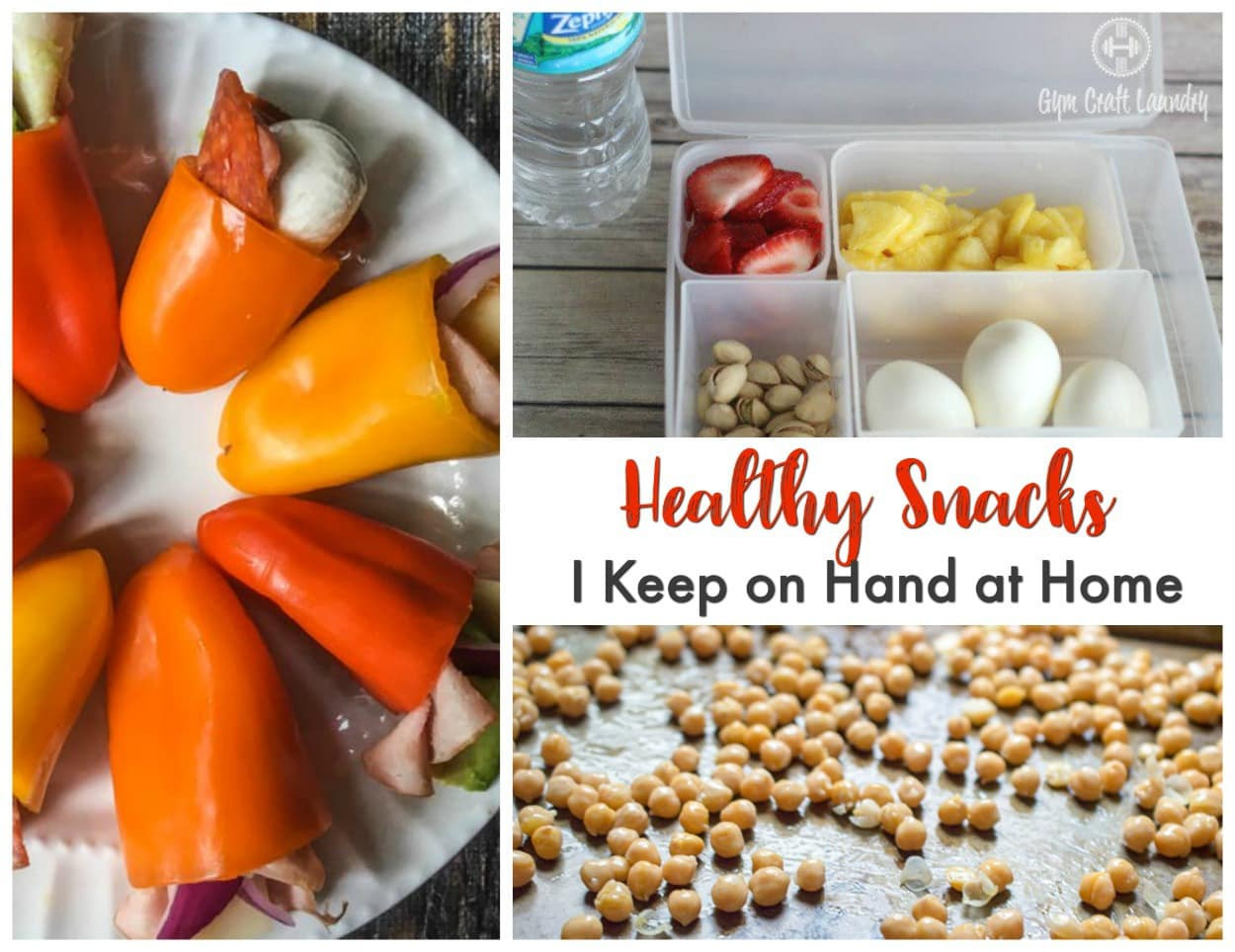 Healthy Snacks At Home
 Healthy Snacks to Keep Around the House Gym Craft Laundry