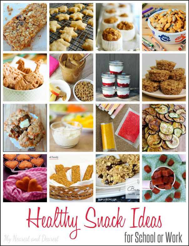 Healthy Snacks At Work
 16 Healthy Snack Ideas for School or Work