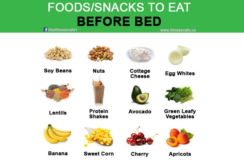 Healthy Snacks before Bed Best 20 Healthy Food Snacks to Eat before Bed the Fitness Cafe