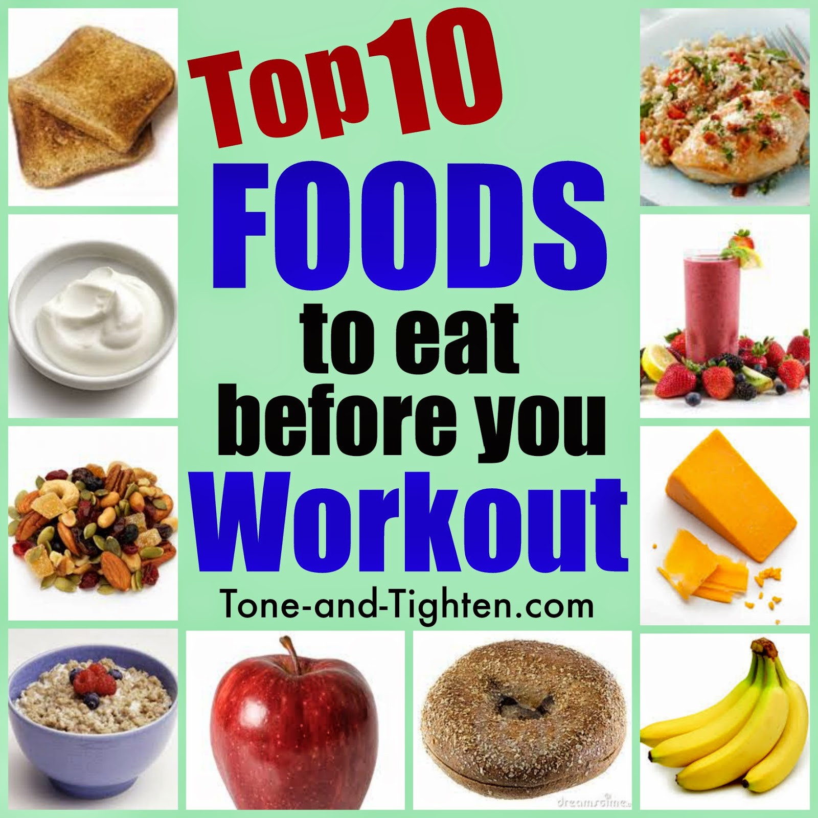 Healthy Snacks Before Workout
 Top Ten Best Foods To Eat Before Working Out – What To Eat