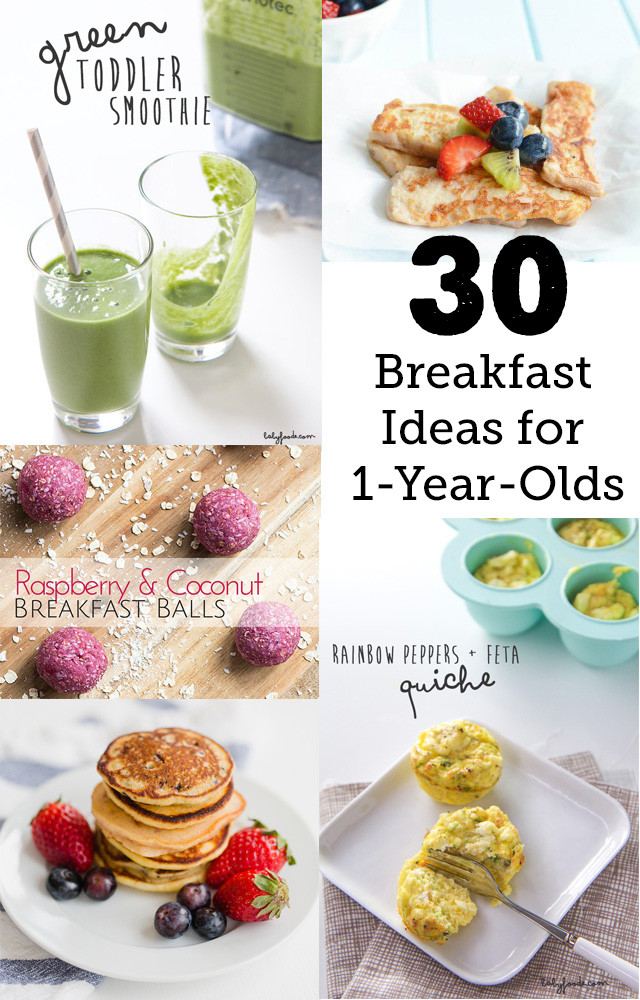 Healthy Snacks For 1 Year Old
 30 Breakfast Ideas for a 1 year old Modern Parents Messy