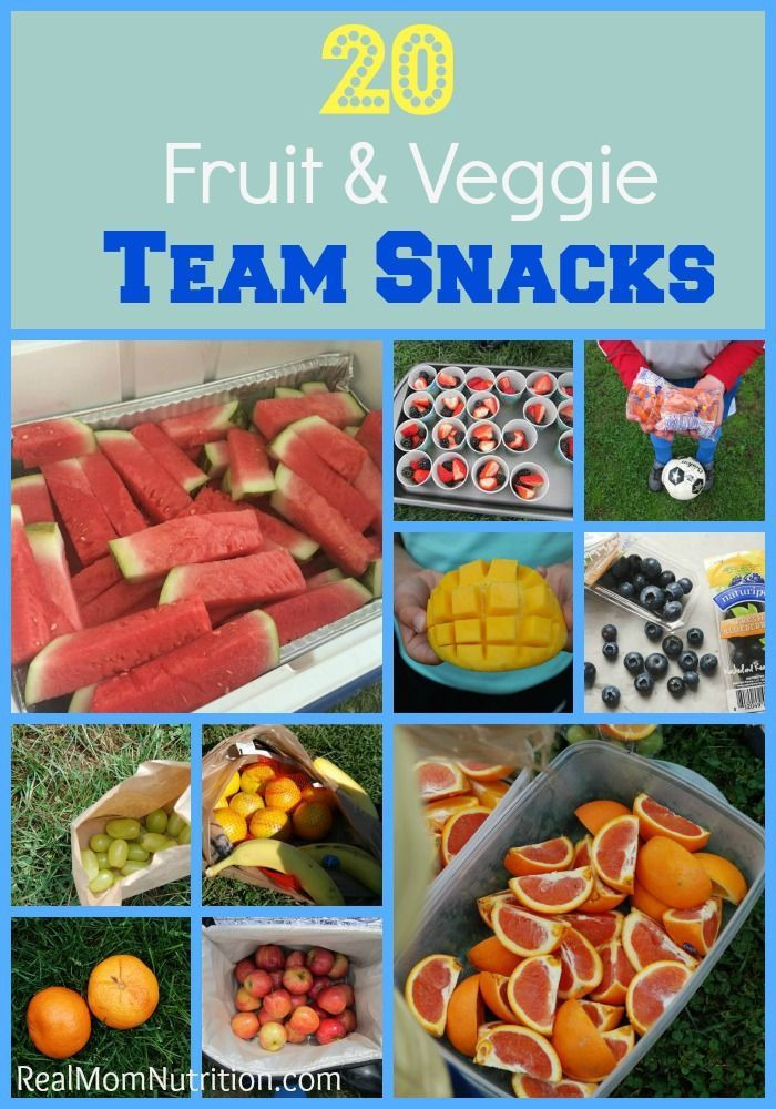 Healthy Snacks For Athletes On The Go
 20 Healthy Team Snacks for Kids