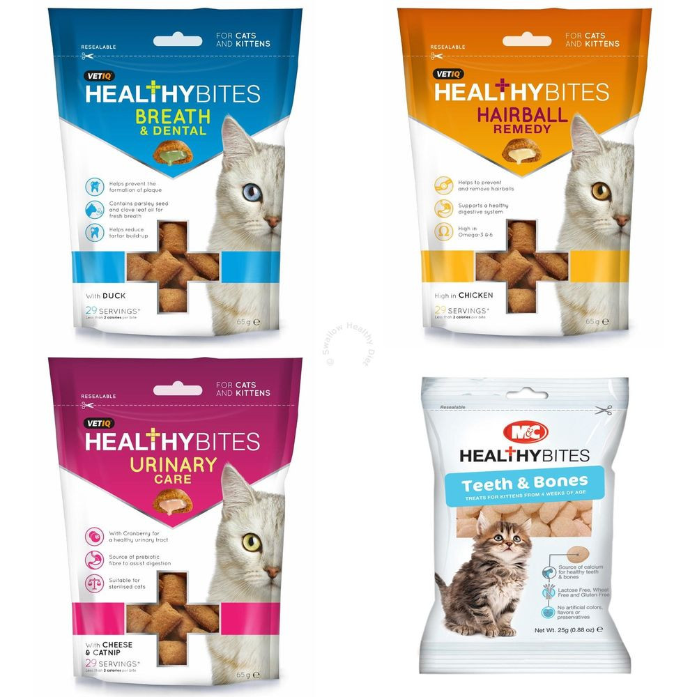 Healthy Snacks For Cats
 Mark & Chappell Healthy Bites Natural Treats For Cats