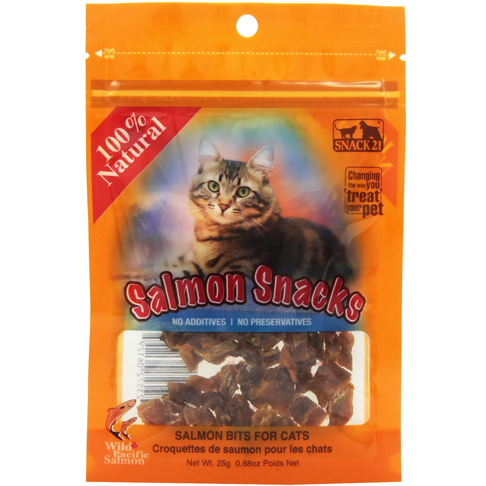 Healthy Snacks For Cats
 Snack 21 Salmon Snacks for Cats 25 g