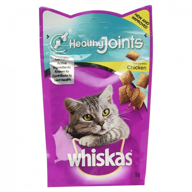 Healthy Snacks For Cats
 Whiskas Adult Cat Healthy Joints Treat with Chicken