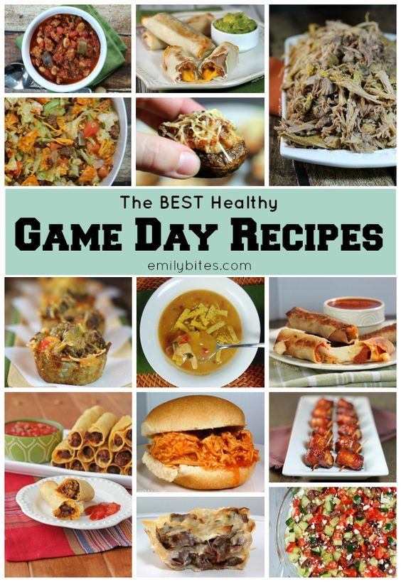 Healthy Snacks For Football Games
 The BEST Healthy Game Day Recipes finger foods dips