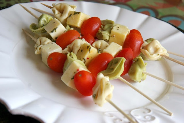 Healthy Snacks For Game Night
 The 25 best Tortellini skewers ideas on Pinterest