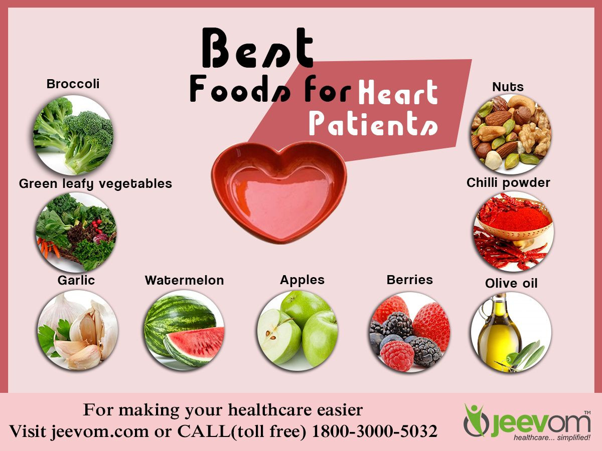 Healthy Snacks For Heart Patients
 Best Foods for Heart Patients 1 Broccoli 2 Green leafy
