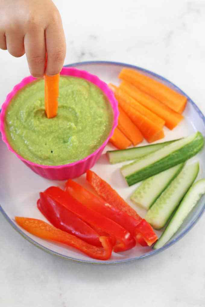 Healthy Snacks For Kids Recipes Quick
 Kid Friendly Pea Hummus My Fussy Eater