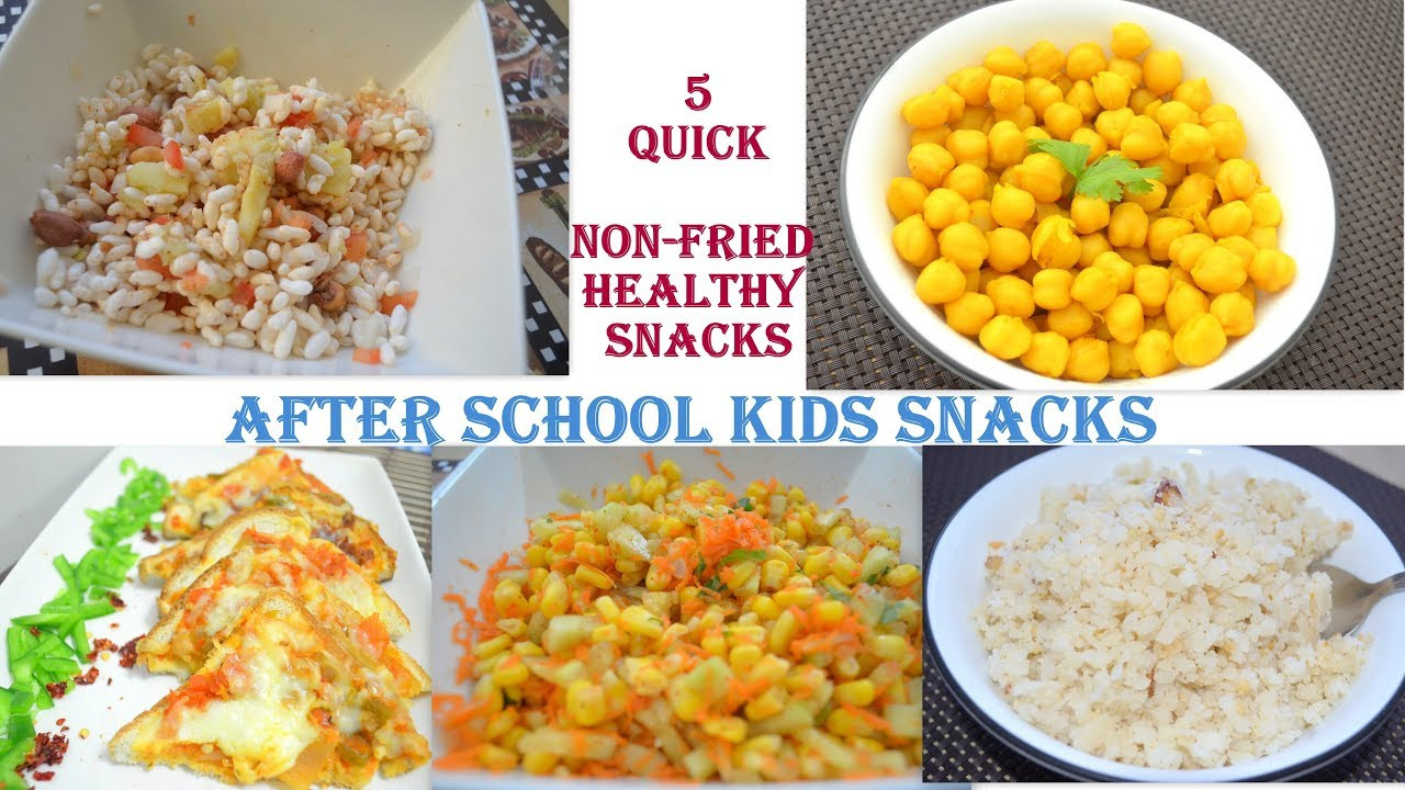 Healthy Snacks For Kids Recipes Quick
 Quick Non Fried Snacks for Kids Quick and Healthy Snacks