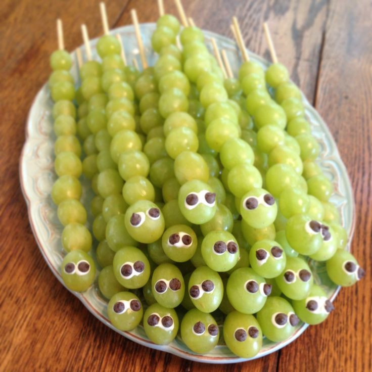 Healthy Snacks For Kindergarten Class
 grape caterpillars Google Search