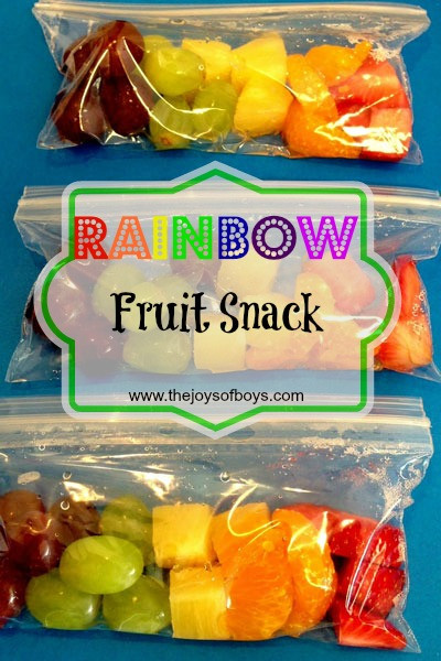 Healthy Snacks For Kindergarten Class
 Rainbow Fruit Snack