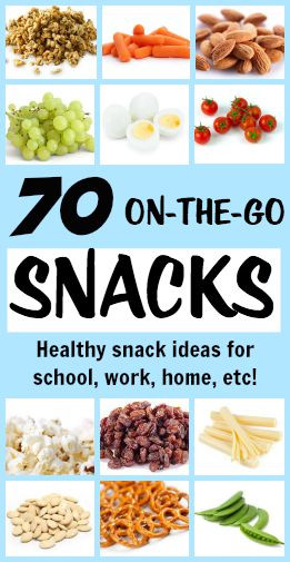 Healthy Snacks For On The Go
 70 Portable Healthy Snacks