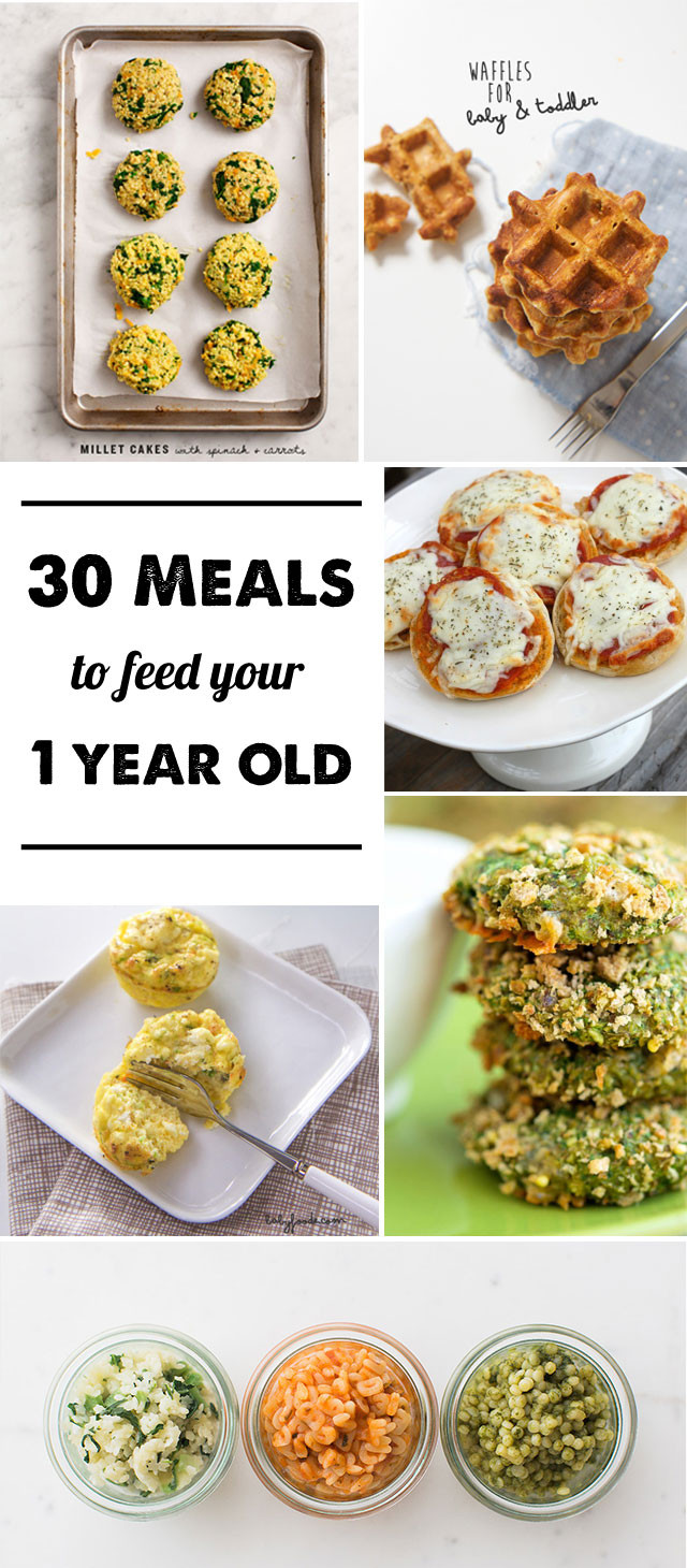Healthy Snacks For One Year Olds
 30 Meal Ideas for a 1 year old Modern Parents Messy Kids