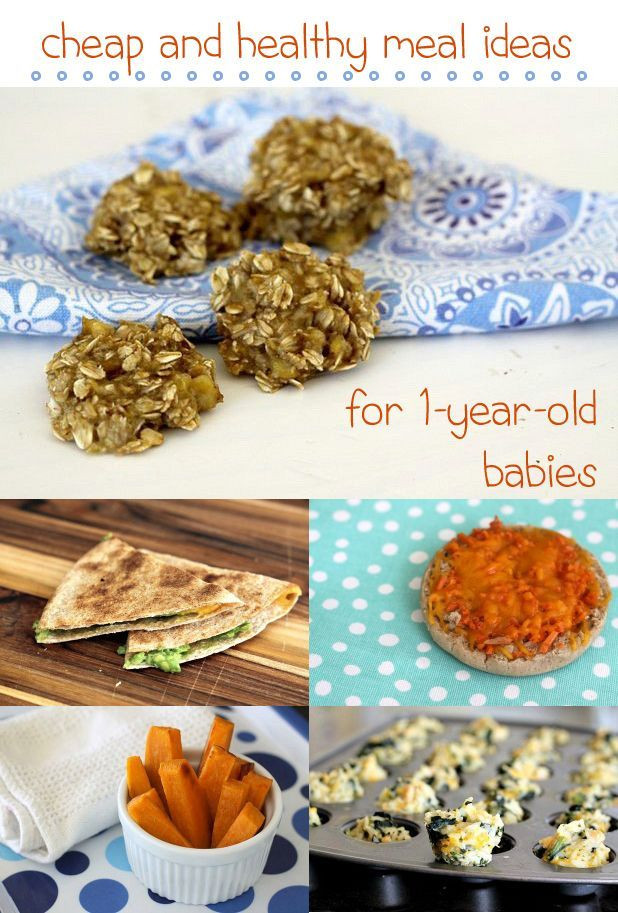 Healthy Snacks For One Year Olds
 Cheap & Healthy Meal Ideas for 1 Year Old Babies