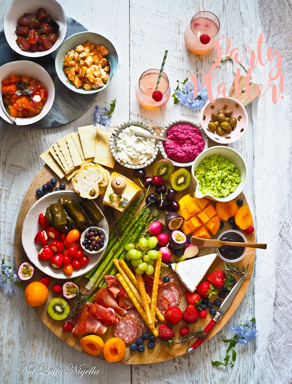 Healthy Snacks For Parties
 Healthy New Year s Party Platter Not Quite Nigella