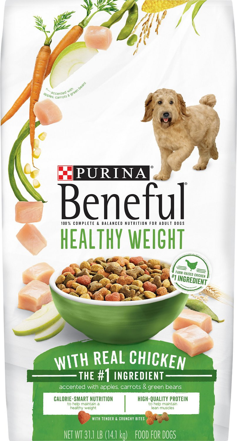 Healthy Snacks For Puppies
 Purina Beneful Healthy Weight with Real Chicken Dry Dog