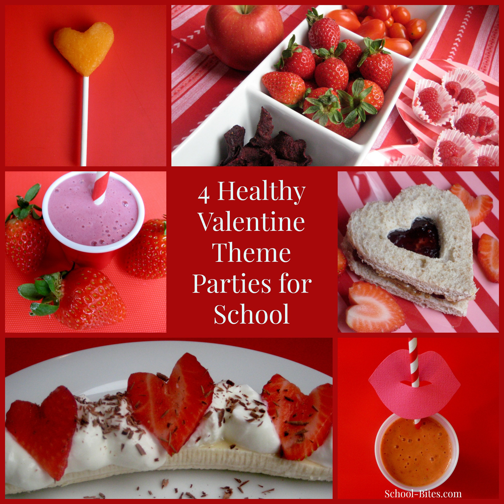 Healthy Snacks For School Parties
 4 Healthy Valentine s Day Theme Parties for School & Home