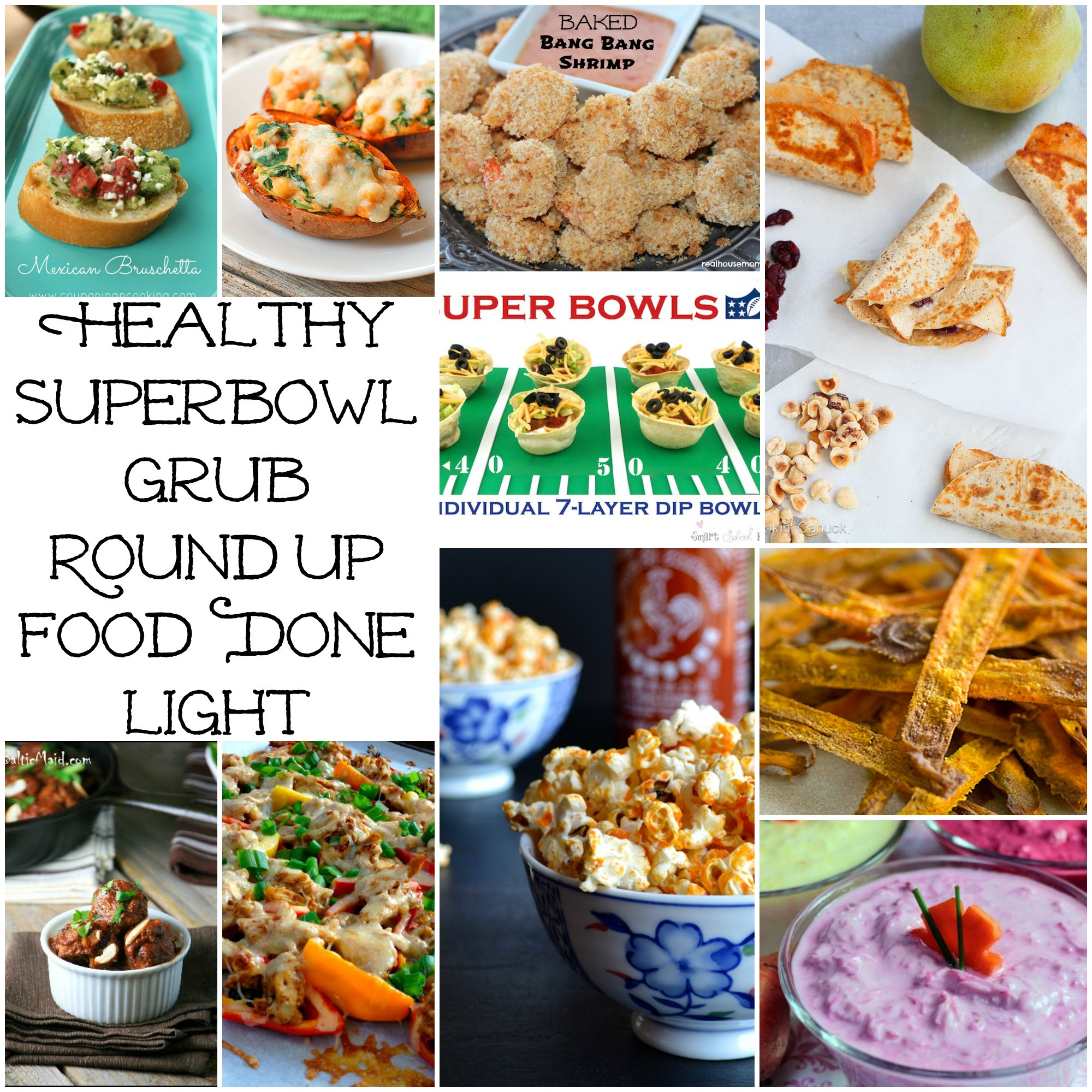 Healthy Snacks For Superbowl Party
 Healthy Superbowl Party Recipe Round Up Food Done Light