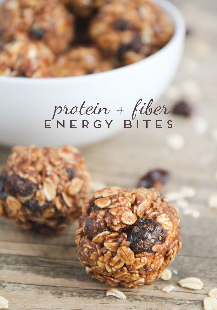 Healthy Snacks For Sweet Tooth
 High Fiber and Protein Energy Bites