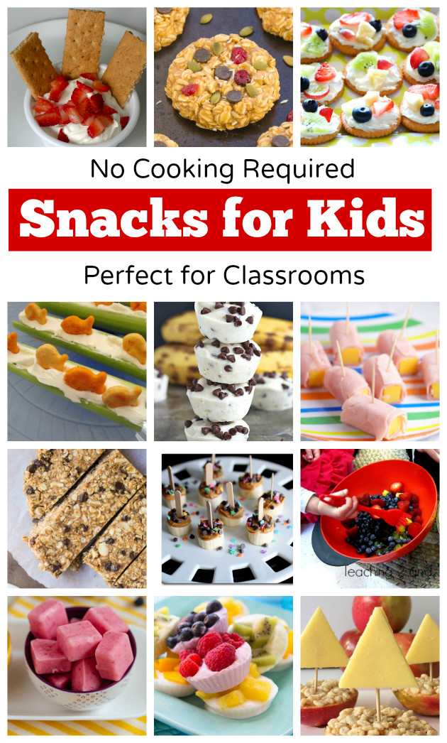 Healthy Snacks For Teachers
 Fun snacks for kids no cooking required Shapes