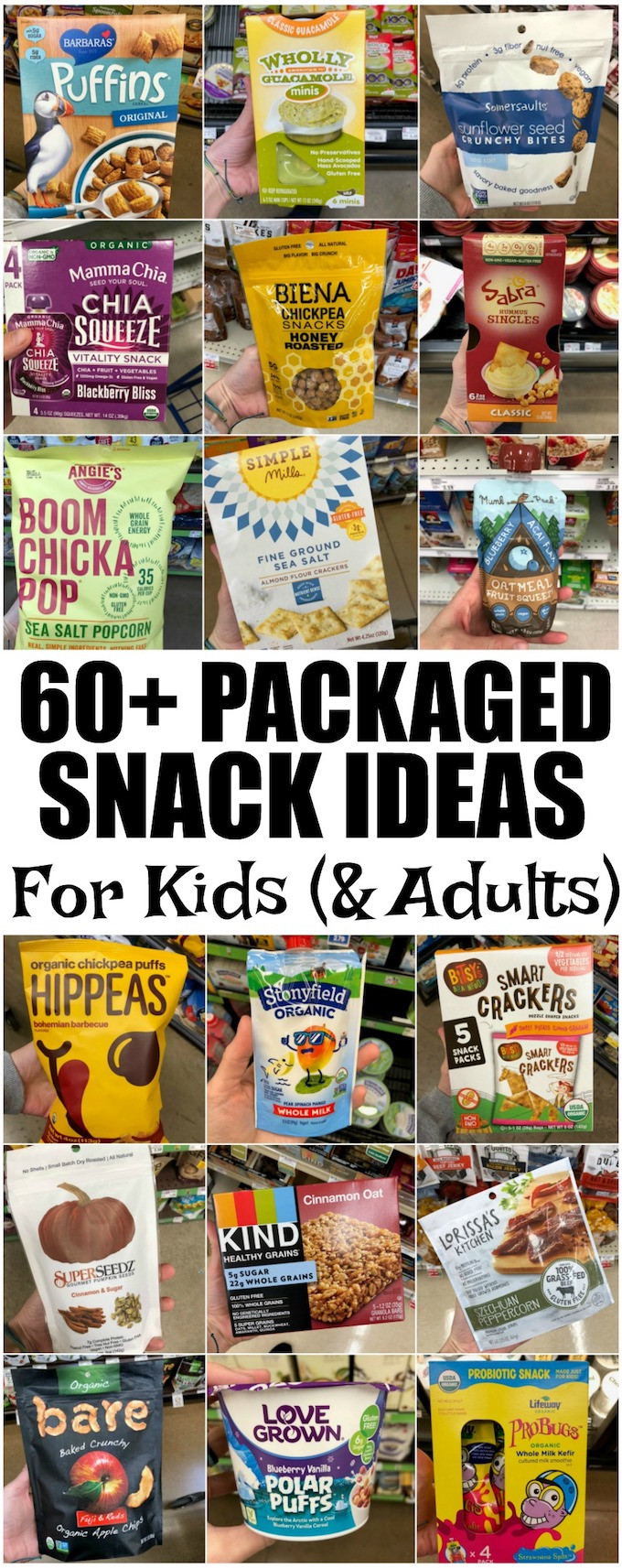 Healthy Snacks From The Store
 60 Healthy Packaged Snacks For Kids