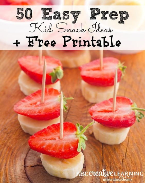Healthy Snacks Kids Can Make
 Kid snacks For kids and The family on Pinterest